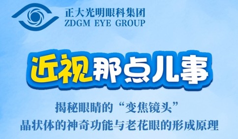 《近视那点事》：揭秘眼睛的“变焦镜头”!晶状体的神奇功能与老花眼的形成原理