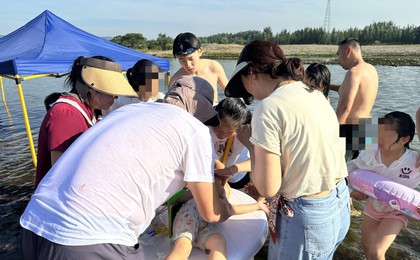 急，幼童墜河溺水昏迷！青島車友伸援手搶回一命