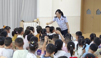 平度市税务局走进幼儿园，开展税法启蒙课活动