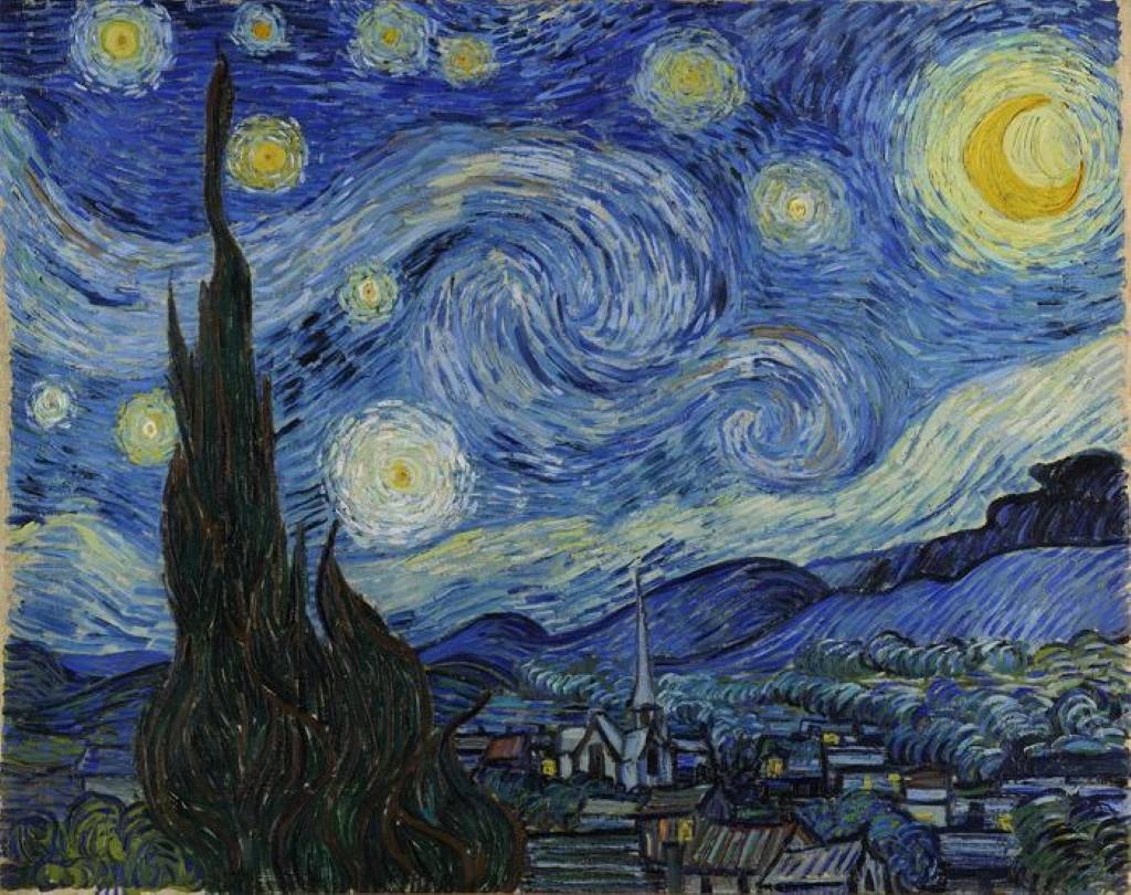 量子流体中首次观测到新型涡旋结构,酷似梵高名画中的弯月