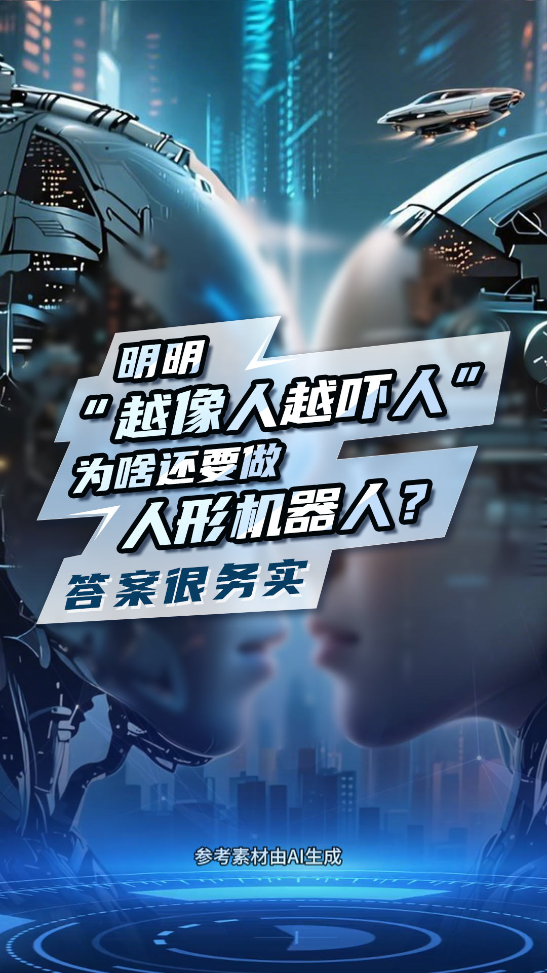 明明 “越像人越吓人”，为啥还要做人形机器人？答案很务实