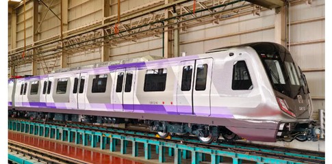 济南地铁8号线最后一列车组装完成 国内首列“素颜”黑科技列车助力绿色出行