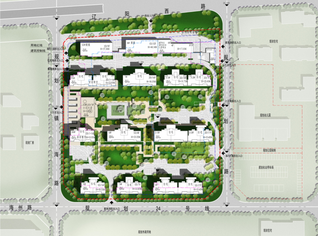 地铁错埠岭站旁黄金地块规划出炉，拟建9栋住宅2栋商业商务楼-半岛网