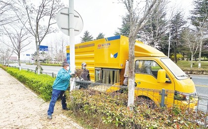 青岛胶州：枝叶垃圾变废为宝 将制作有机肥再利用