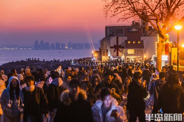 冬日里的琴屿路火了！