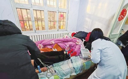 胶州：北关卫生院为行动不便老人入户查体