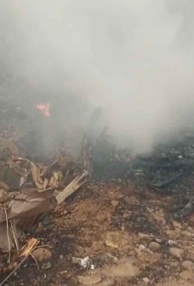 印度一飞机在马哈拉施特拉邦坠毁