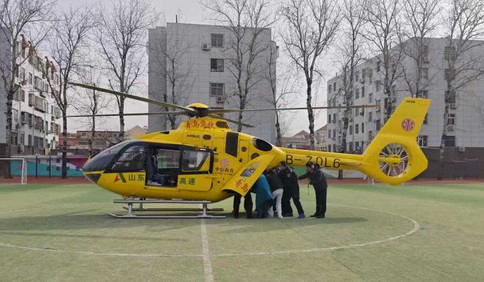 青岛故事｜莱西男子突发重症，直升机27分钟紧急转送就医