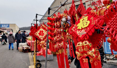 新春走基层丨李村大集上的红火年味