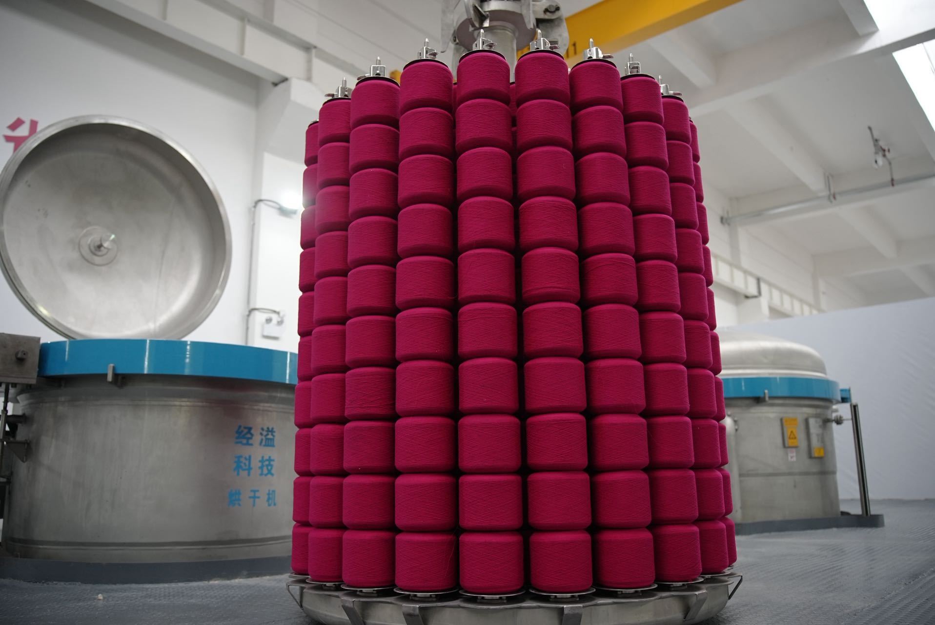 国际领先无水染色技术在石河子投产