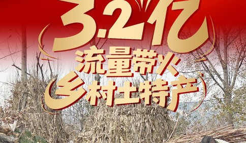 新春走基层丨短剧变“农具”，3.2亿流量带火乡村土特产