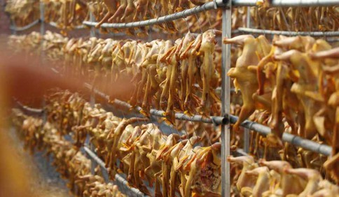 新春走基层丨日销5000只，青岛百年风干鸡春节“爆单”！老手艺赋能乡村振兴，每年20万只鸡“飞”向全国餐桌