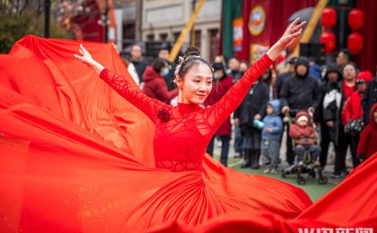 青岛老城区红火庆新春