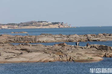 晴好天气，青岛沿海一览无余
