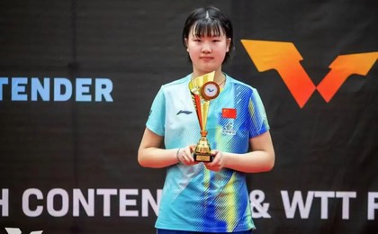 8天夺3冠！城阳区国科实验学校姜依依惊艳亮相WTT...