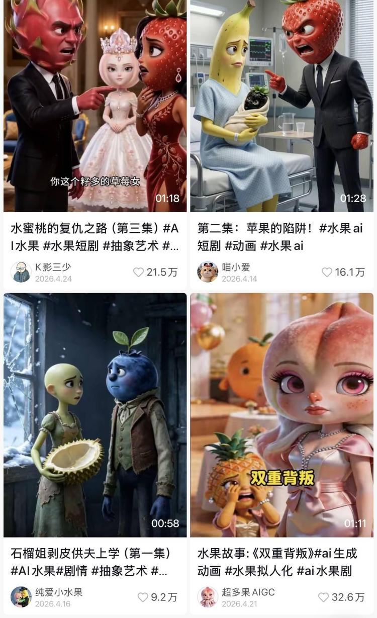 AI 造“狗血水果短剧” 为何亿人追更？