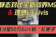静态对比全新问界M9&理想L9 Livis，哪款才是50万级SUV“扛把子”