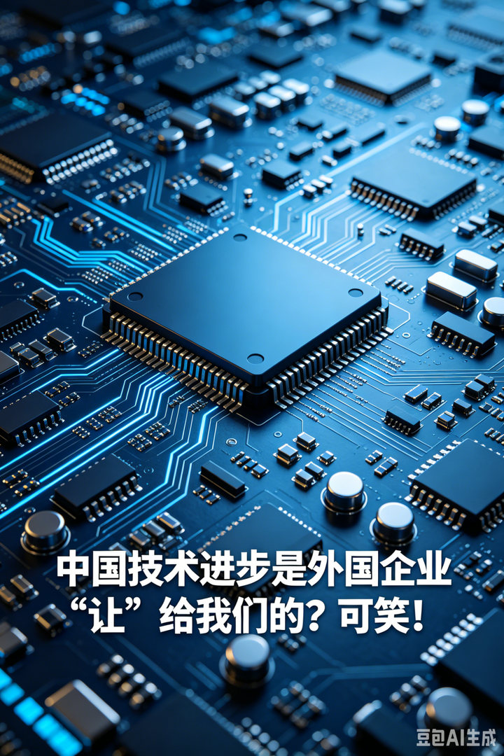 中国技术进步是外国企业“让”给我们的？可笑！