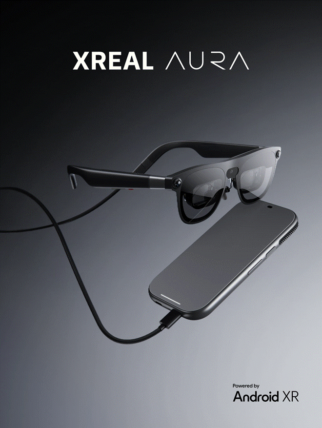 首款轻量化空间计算XR眼镜XREALAURA海外开启预订