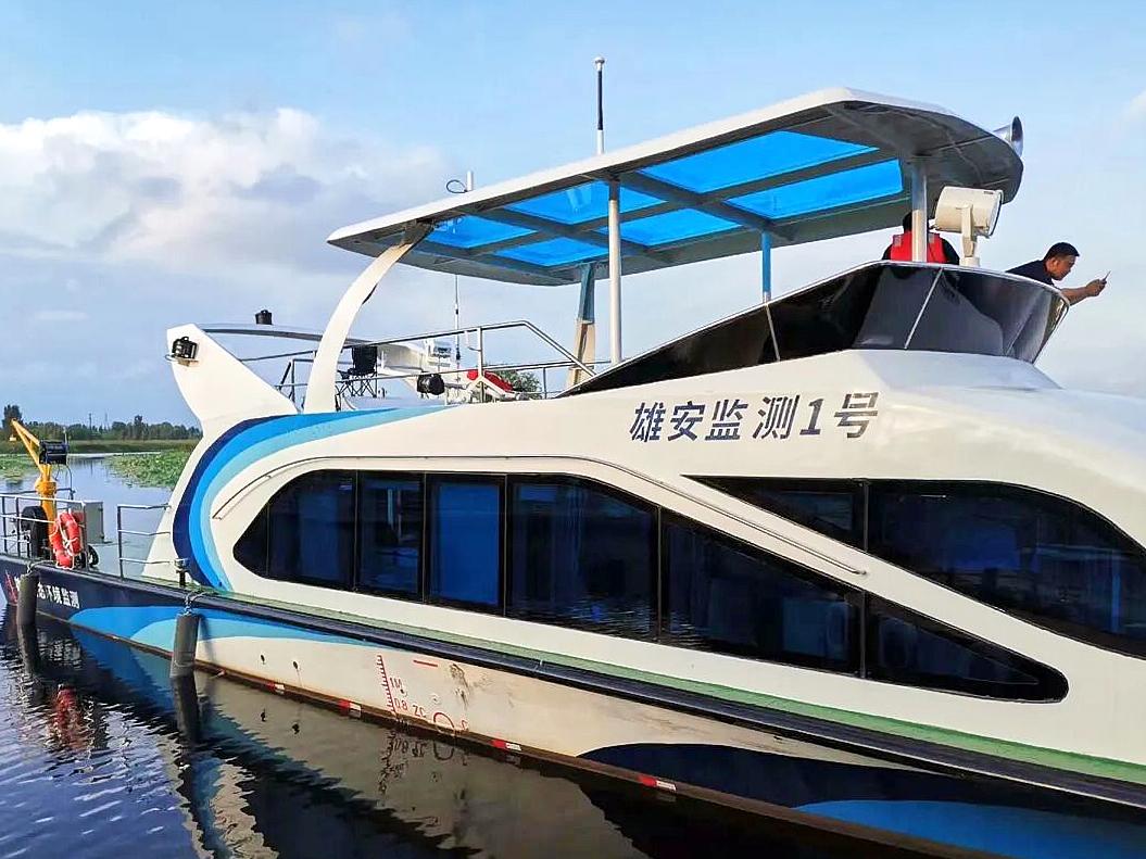 活力中国调研行丨一艘船就是一个实验室，这艘“小航母”给白洋淀做全身体检