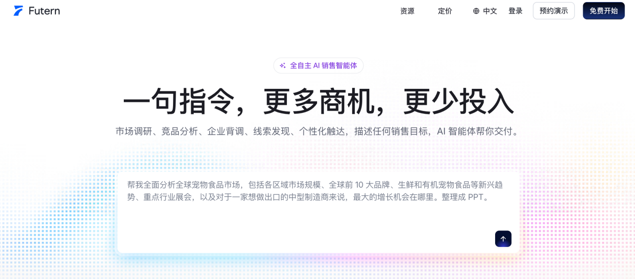 AI销售智能体Futern成为24小时数字员工