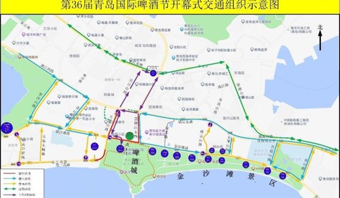 第36届青岛国际啤酒节西海岸会场出行指南