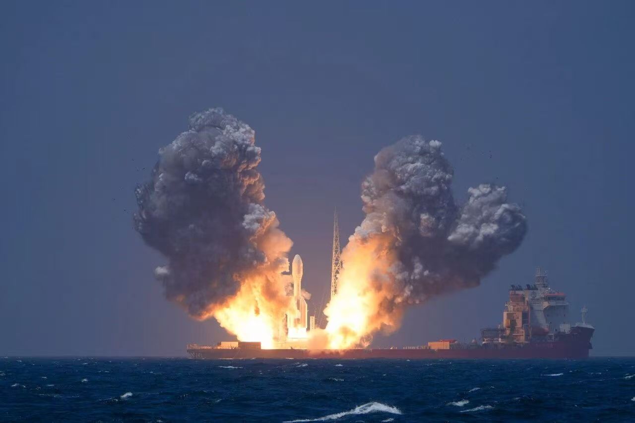 引力一号“一箭9星”海射成功