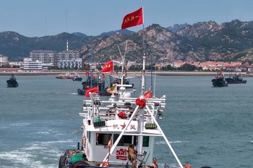 沙子口开海！百船扬帆赴深蓝