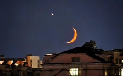 “星月童话”美不胜收！本年度最后一次“长庚伴月...