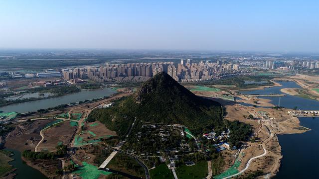 停车门票都免费济南华山景区成网红新宠