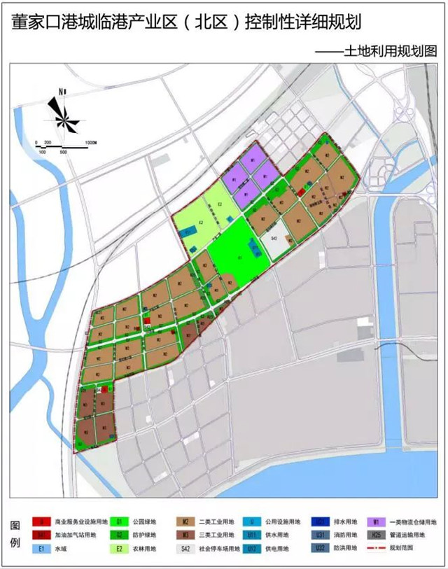 土地利用規劃圖 來源:青島西海岸新區官方網站