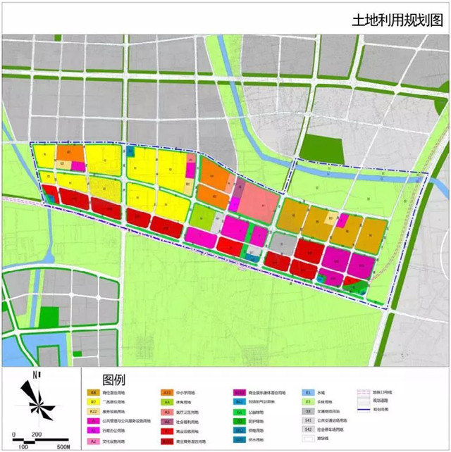 土地利用規劃圖 來源:青島西海岸新區官方網站