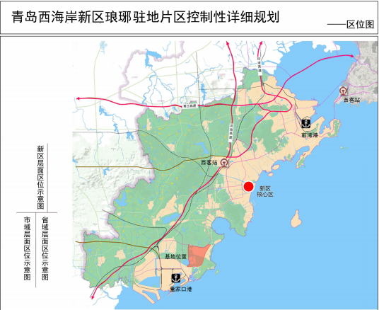 琅琊新区2030规划图图片