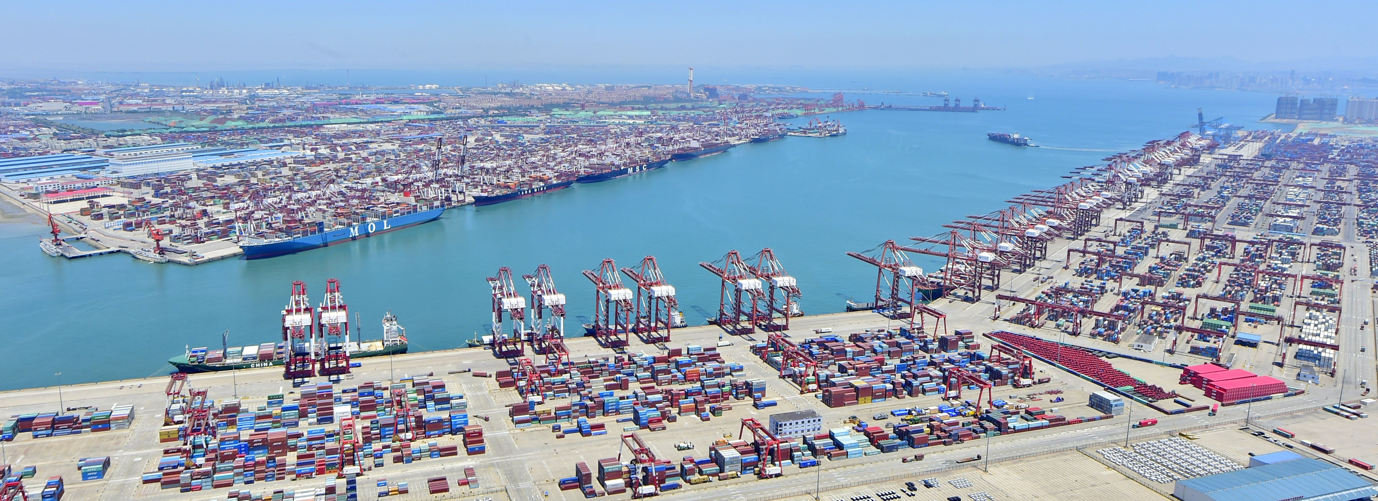 用平台思维做发展乘法青岛港建设世界一流海洋港口