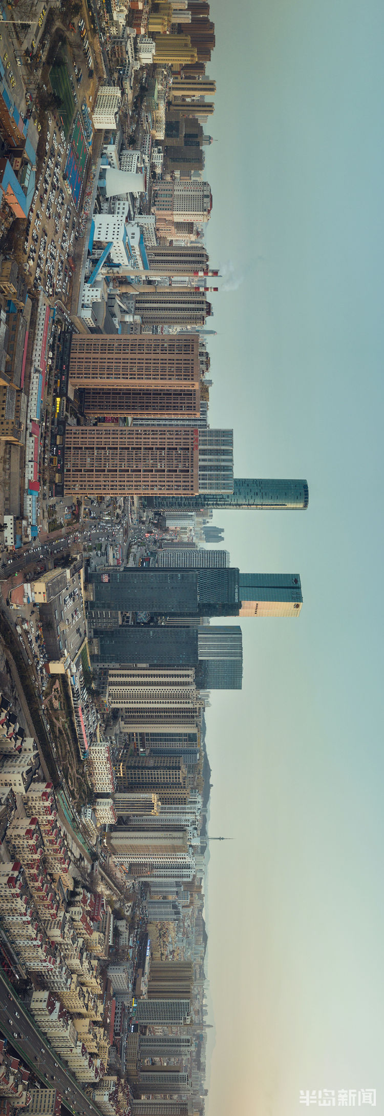 横屏更精彩空中视角俯瞰市北部分城区风貌