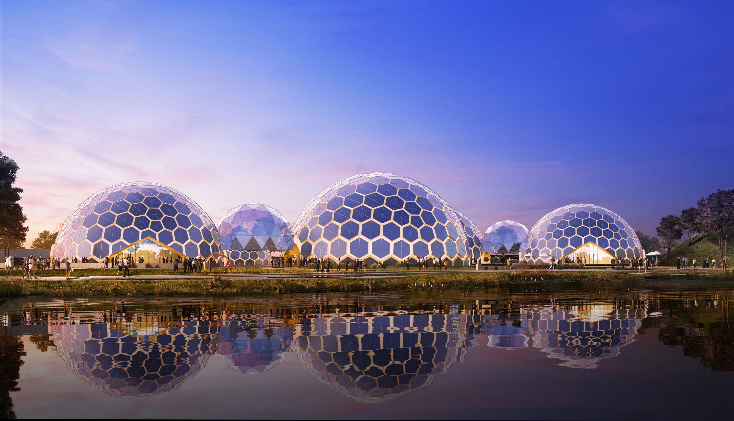 定了青岛东方伊甸园奠基将打造国际化旅游目的地形成生态旅游聚合体