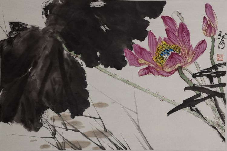 回澜阁氤氲生机俊灵华滋谢添国画花鸟系列作品欣赏