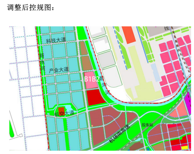 青岛胶州临空规划全图图片