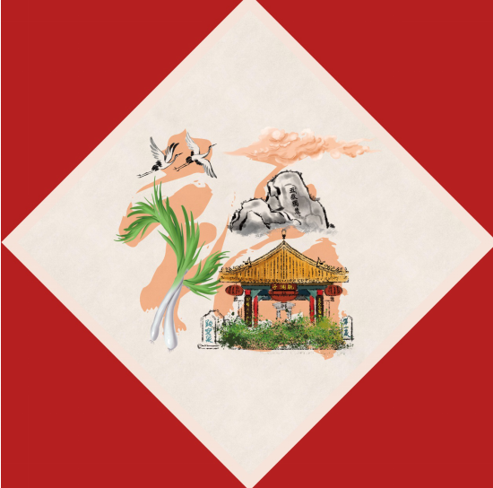 满眼都是山东人熟悉的元素,山东福受热捧!泰山挑山工老队长成送福人