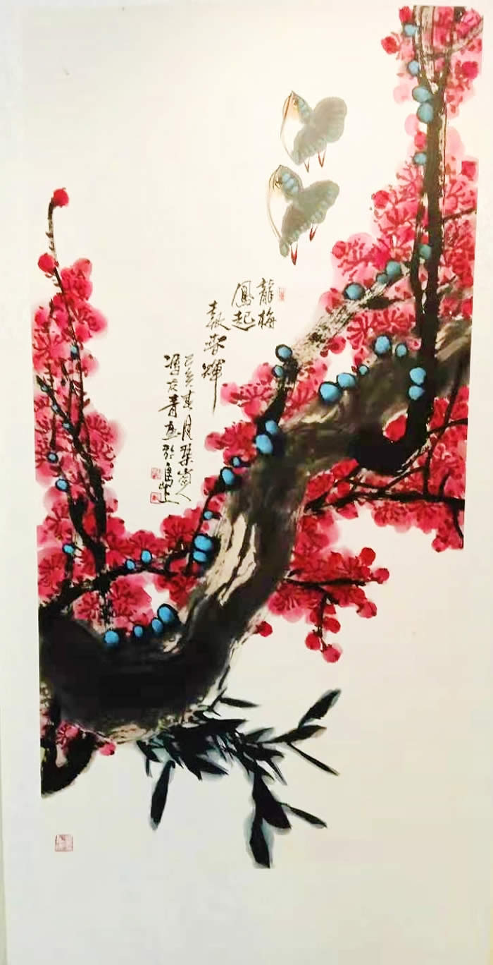 冯友青书画艺术展在青岛科技大学隆重开幕