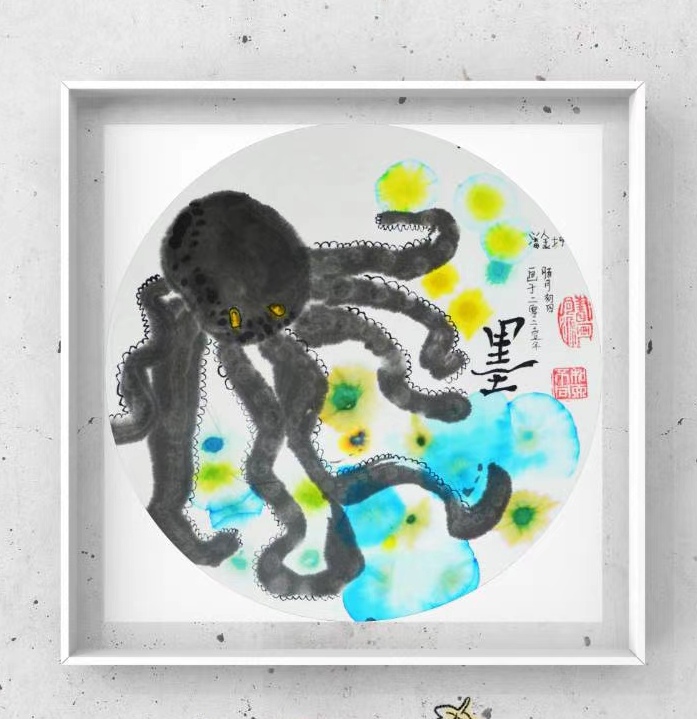 生活在水下,适应水温不能低于7℃,章鱼不仅可连续六次往外喷射墨汁