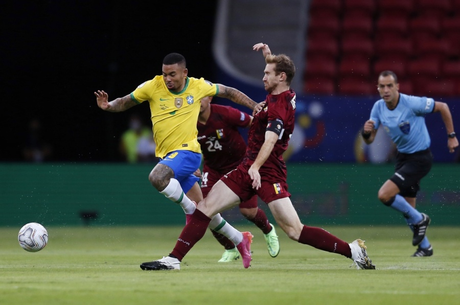 高清大图!美洲杯揭幕战:巴西3:0大胜委内瑞拉