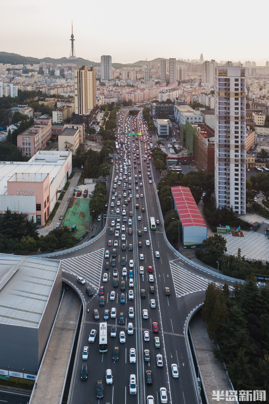 青岛双流高架路图片