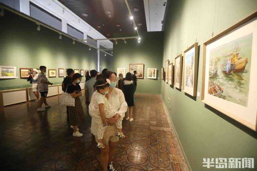 百余幅作品亮相为期八天青岛这里有一场画展市民可免费观看