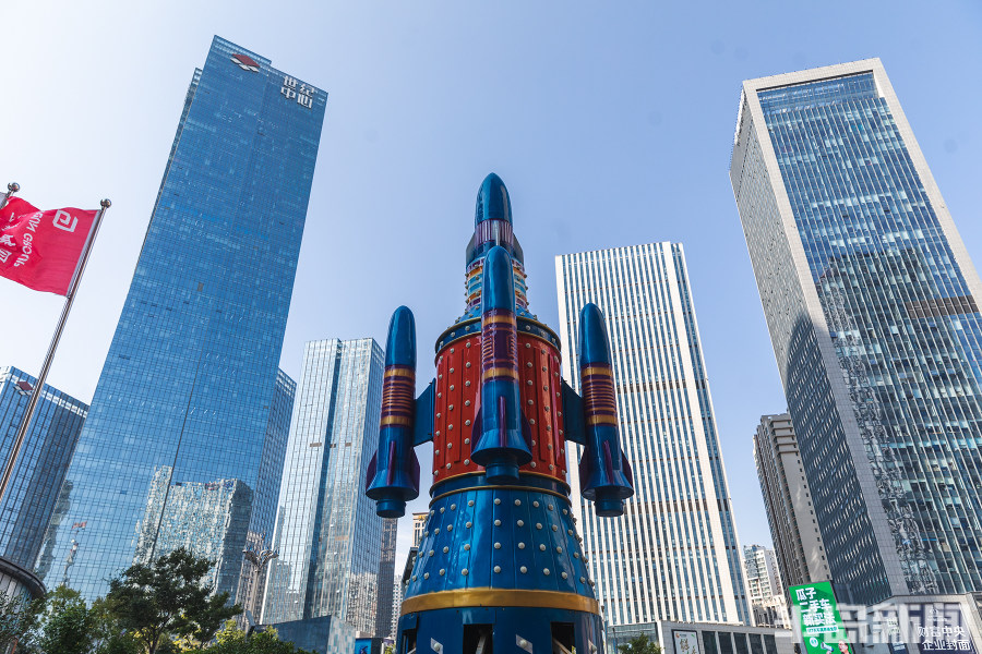 青岛市北cbd商圈新风景