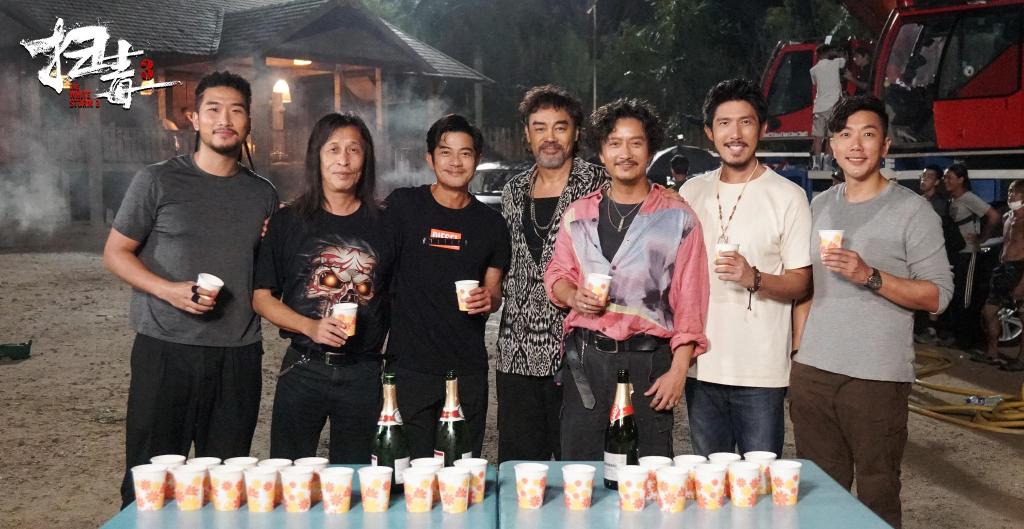 邱礼涛导演扫毒3天大地大顺利杀青三大影帝枪林弹雨下倾力拍摄