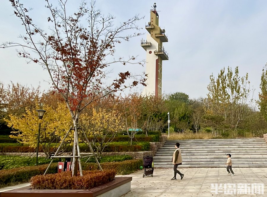 层林尽染五彩斑斓楼山公园美不胜收