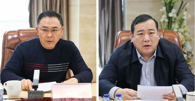 兴业集团党委书记,总裁赵文强,常务副总裁王玉剑,副总裁丁兆良,张峰等