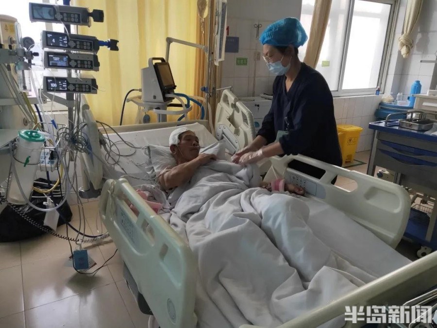 急寻家属一重症老年男性患者在莱西市市立医院接受救治情况堪忧