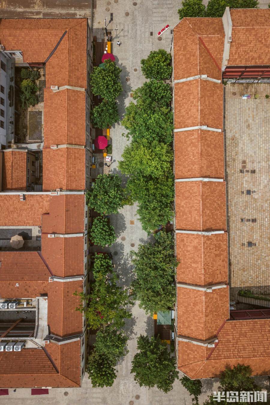 航拍老里院新格调